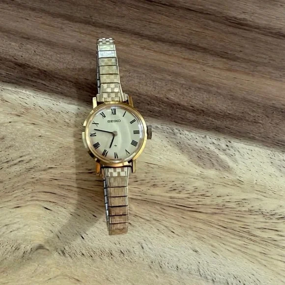 Vintage Seiko Stretch Watch - Speidel - Gold - Picture 3 of 12